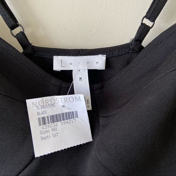 Nwt-leith Bustier Little Black Romper (Size:Medium) - Picture 12 of 13